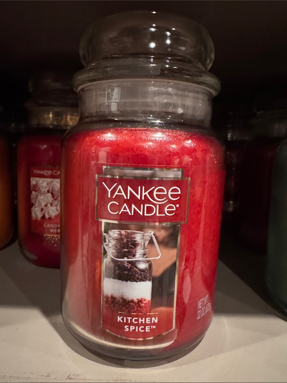 Yankee Candle Red Jar Kitchen Spice Scented Candle